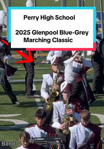 Perry High School Marching Band at 2025 Glenpool Classic