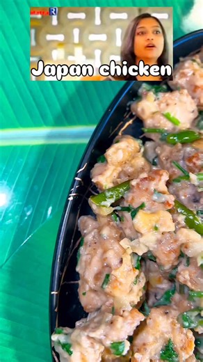 Saranya Kumar on Instagram: "A sweet, savory, and slightly sticky glazed chicken dish. Quick recipe: Chicken, 1 tbsp maida, 1 tbsp cornflour, ginger garlic paste 1 tbsp, salt and pepper. Marinate 15 to 30 min. And deep fry it. In a pan add butter, finally chopped garlic, slit green chili, sugar, cashew powder, milk. Salt . Then fried chicken . Garnish with coriander leaves . #japanchicken"