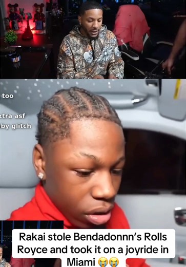 Rakai stole Bendadonnn’s Rolls Royce and took it on a joyride in Miami 😭😭 #rakai #bendadonnn