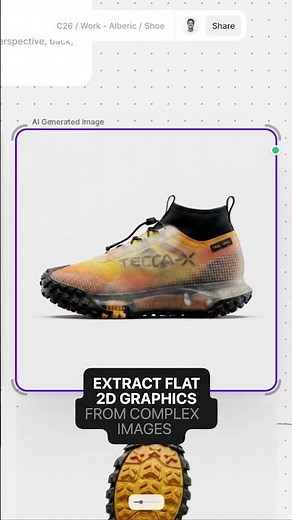 AI-Powered Shoe Concept Development in Vectary Canvas