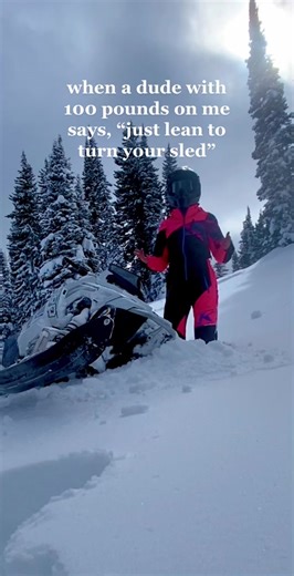 Girl Demonstrates Impressive Sled Handling Skills