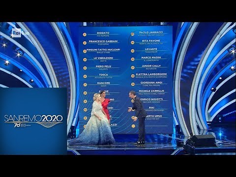 Sanremo 2020 - La classifica della quarta serata
