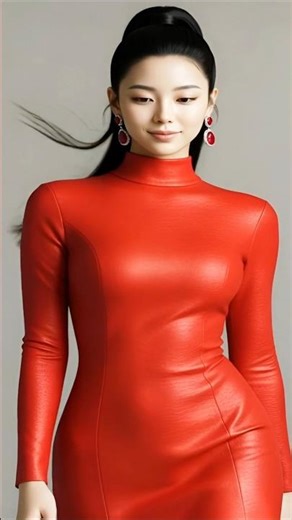 Aileen in Red 🔥 Elegant Power & Confidence