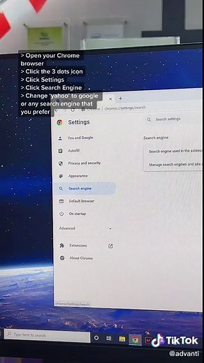 Reply to @chillyan Change your default search engine on chrome using this method! ❤️ #pctips #tutorial #thatshowyoufixthat