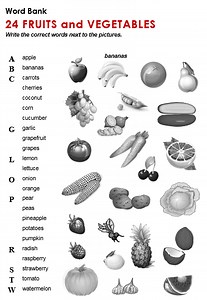 Fruits & Vegetables