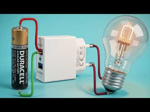 This Tiny Inverter Converts 1.5V to 220V! (Amazing DIY)