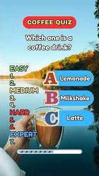 ☕️ Only True Coffee Lovers Can Answer These Questions!