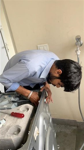 Front Load Washing Machine Repair😱ll #sachinvideoms #shortvideo ￼#electrical