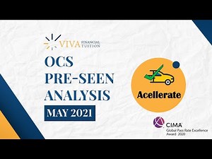 OCS May21 pre-seen analysis