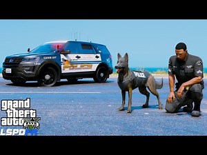 GTA 5 Police K9 Unit Patrol (GTA 5 LSPDFR Mod)