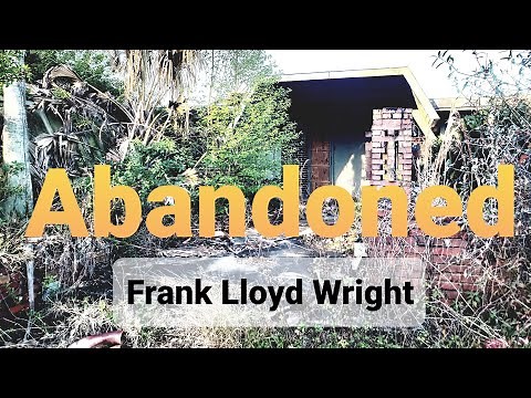 ABANDONED Frank Lloyd Wright Inspired Mansion / Forgotten Florida