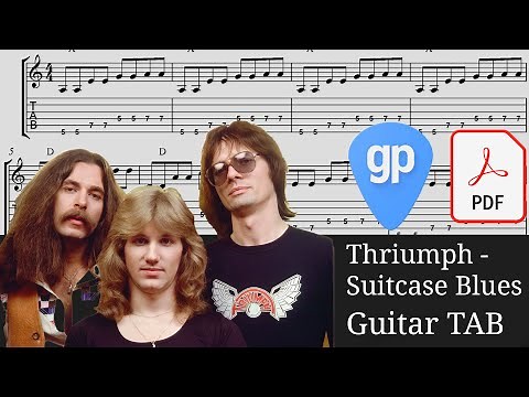 Triumph - Suitcase Blues Guitar Tabs [TABS]