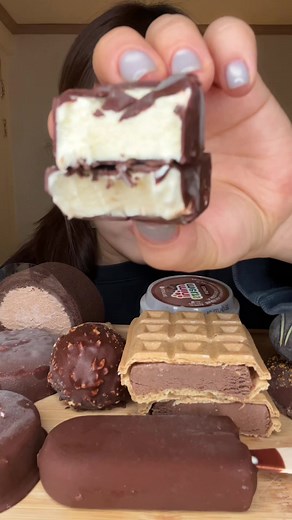 초코아이스크림 #mukbang #먹방 #asmr #dessert #chocolate | Chocolate