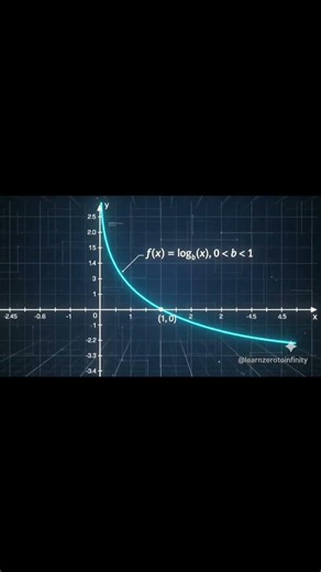 Graph of log (x) 📈 #mathematics