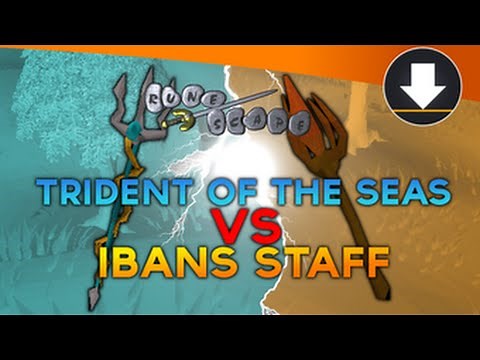 Old School Runescape :: Iban's Staff vs Trident Of The Seas