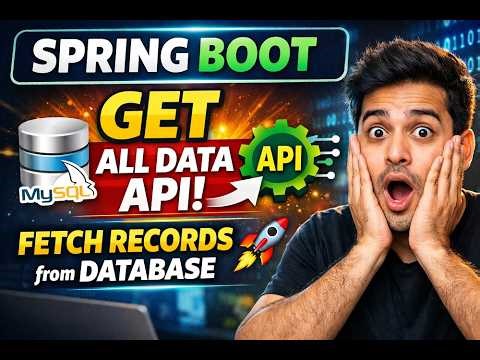 Spring Boot REST API Tutorial | Get All Data API in Just 10 Minutes 🔥 #springboot #java #api #coding