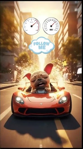 Pug Buys a Speed Racing Car & Chaos Hits 🏎️🐶🔥#funnydog #cutepug #pugdog