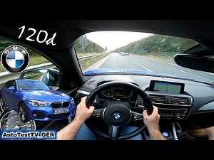 BMW 120d M-Sport Paket | 190 PS | Onboard POV Drive | Manual Gearbox | AUTOBAHN | AutoTestTV_GER