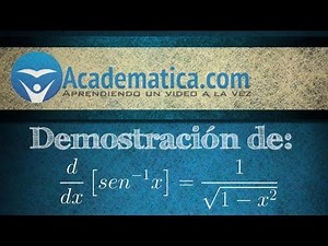 Demostración de la derivada del seno inverso