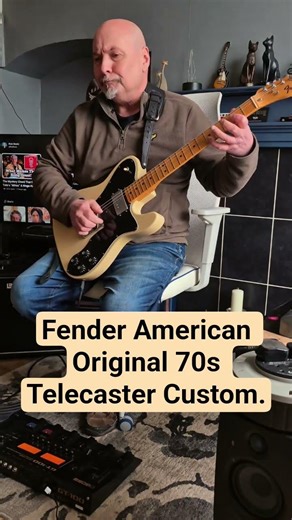 Fender American Original 70s Telecaster Custom. #guitar #fender #guitarcover #70s