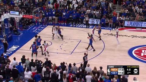 Brunson makes incredible game-winner to eliminate Pistons