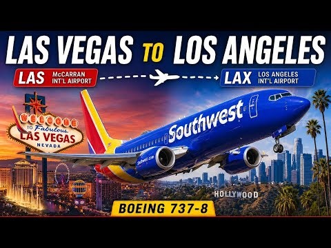 🔴 IFS - Infinite Flight Simulator Live || Las Vegas to Los Angeles || southwest B737-8 || LIVE IFS