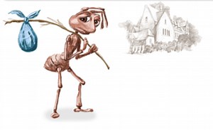 Sad Ant With Bindle | Sad Ant With Bindle / Homeless Ant / How It Feels To Ant