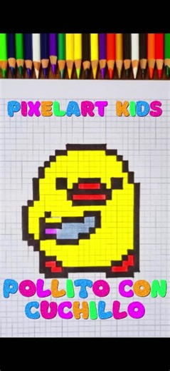 Cómo Dibujar un Pollito en Pixel Art