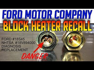 FORD F-150 Mysterious Invisible Block Heater Coolant Leaks- DIAGNOSIS & REPLACEMENT!