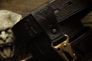 Black Key Fob "algiz" (heavy-duty Brass Snap Hook) - Etsy Canada