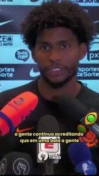 HUGO SOUZA EXALTA A ENTREGA DO ELENCO DO CORINTHIANS E FALA SOBRE A COBRANÇA DA TORCIDA