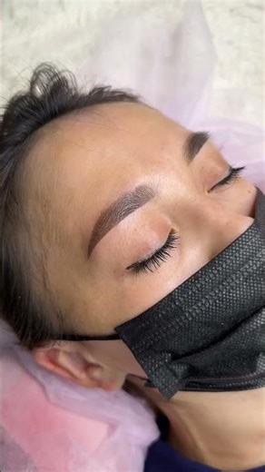 Ombre eyebrows process #permanentmakeup