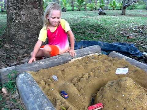 Our 2 kids in the sandbox