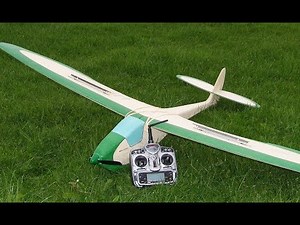 Bodenstarts mit Depron-Segler HIBOU