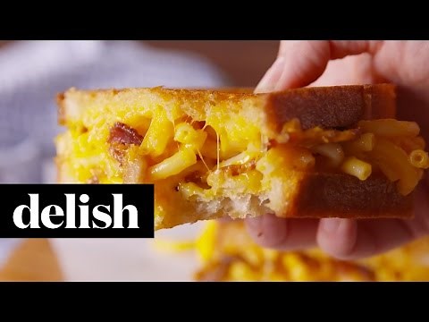 Mac & Cheese Grilled Cheese | Delish