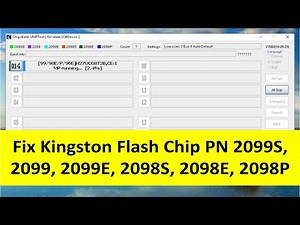 How to Fix Kingston DataTraveler 101, Flash Chip PN 2099S 2099 2099E 2098S 2098E 2098P