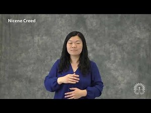 Nicene Creed in ASL