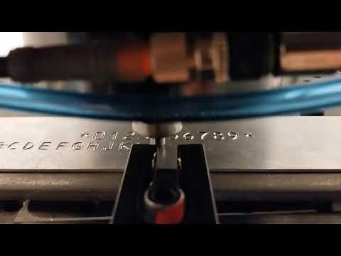 Scribe Machine Marking Automotive Steel