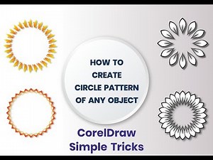 How to Make Circular Patterns in CorelDraw "Tutorial" | CorelDraw Tricks