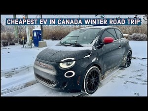 I Take The CHEAPEST EV In Canada On A Road Trip! | 2024 Fiat 500E