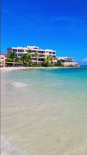 Barbados is paradise! Beautiful blue water and white sand at awesome Accra Beach! #barbados #travel
