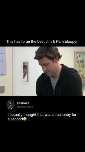 Bloopers & Behind The Scenes on Instagram: "Jim & Pam are hilarious together 😂 Jim Halpert and Pam Beesly are two beloved characters from the American TV show The Office. Portrayed by John Krasinski and Jenna Fischer, their relationship is one of the most iconic storylines in the series. Jim starts as a salesman with a playful crush on Pam, the receptionist who’s engaged to someone else. Over time, their close friendship grows into a heartfelt romance that fans eagerly followed through pranks, 