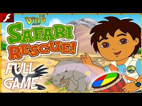 Go, Diego, Go!™: Safari Rescue! (Flash) - Full Game HD Walkthrough - No Commentary