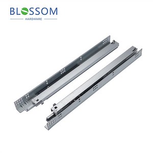 [Hot Item] Full Extension Push to Open Furniture Hardware Drawer Guide Under Mounting Drawer Slides