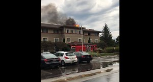 16K views · 87 reactions | BREAKING: Fire at the Harbor Grand hotel in New Buffalo. Witnesses tell us the third floor was hit by lightning: https://wsbt.com/news/local/fire-breaks-out-at-harbor-grand-hotel-in-new-buffalo Video courtesy of Tom O'Toole. | WSBT-TV | Facebook
