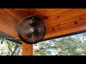 Mist Cooling Systems- High Pressure Misting Fan- Patio Install by MCS Austin