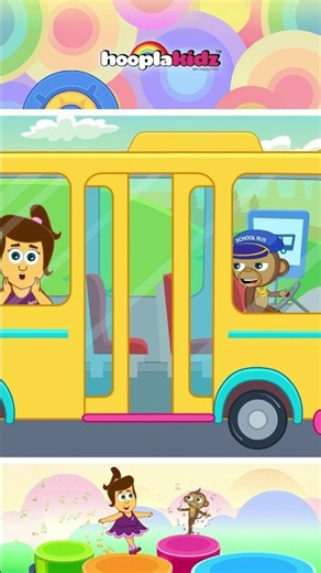 Lagu Anak-anak 3D 🚌👶 Pintu-Pintu di Bus #shorts #laguanak
