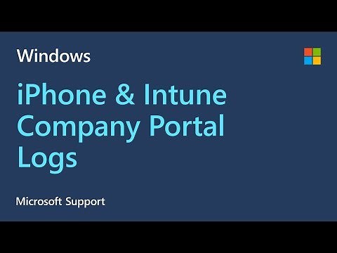 How to collect Company Portal logs from an Apple iPhone | Microsoft | Intune