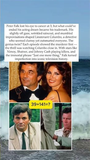 🕵️‍♂️ Columbo: The Detective Built on Imperfection #facts