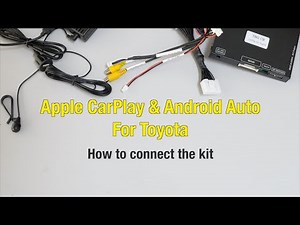 Wired Apple CarPlay for Toyota | How to Connect the Kit